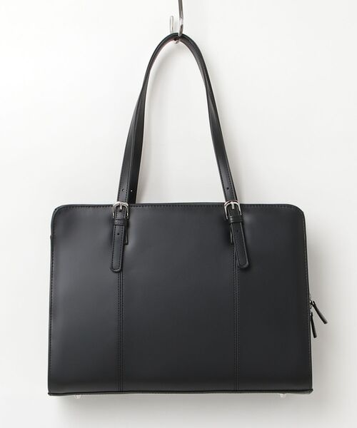 Perfect Suit FActory（パーフェクトスーツファクトリー）の「両尾錠リクルートバッグ（ビジネスバッグ・レディース・ブラック・FREE）」の5枚目の写真