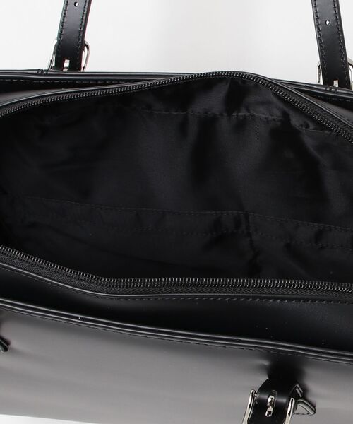 Perfect Suit FActory（パーフェクトスーツファクトリー）の「両尾錠リクルートバッグ（ビジネスバッグ・レディース・ブラック・FREE）」の3枚目の写真