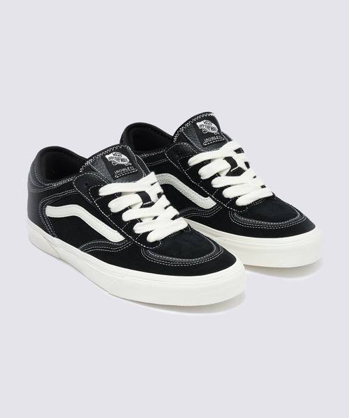 VANS(バンズ)の「ローリー クラシック / Rowley Classic BLACK/MARSHMALL VN0009QJBPT1(スニーカー・メンズ・ブラック×ホワイト・7/7.5/8/8.5/9/10/11.5/5.5)」の2枚目の写真
