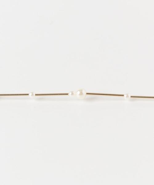 SMELLY（スメリー）の「パールメタルバーネックレス（ネックレス・レディース・ゴールド系その他・-）」の6枚目の写真