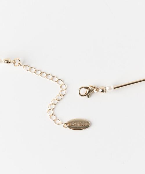 SMELLY（スメリー）の「パールメタルバーネックレス（ネックレス・レディース・ゴールド系その他・-）」の7枚目の写真