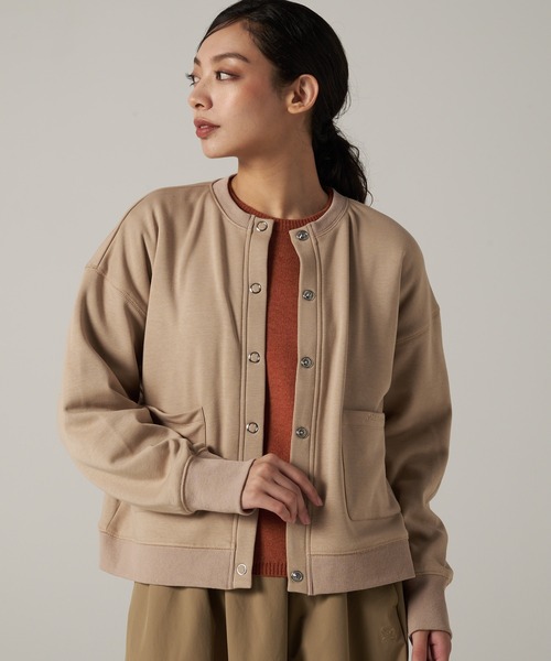 Eddie Bauer(エディーバウアー)の「シャギー ライニング カーディガン(カーディガン/ボレロ・レディース・バーガンディー/ブラック/アイボリー・S/M/L/XL)」の2枚目の写真
