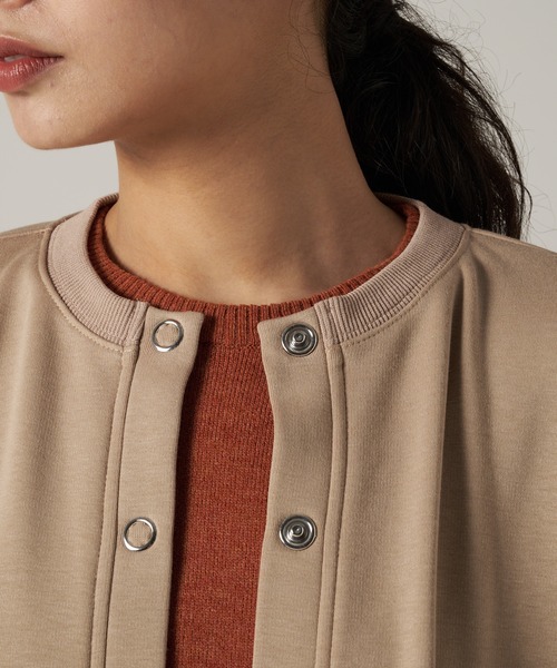 Eddie Bauer(エディーバウアー)の「シャギー ライニング カーディガン(カーディガン/ボレロ・レディース・バーガンディー/ブラック/アイボリー・S/M/L/XL)」の12枚目の写真