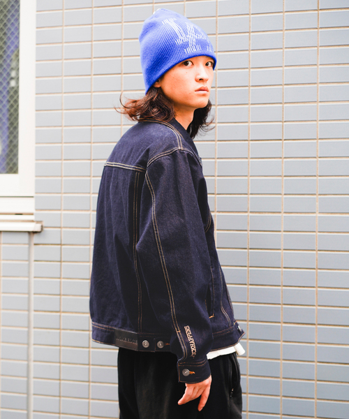 セール】WOKE EDGE / ウォークエッジ Candy Weave Denim Jacket