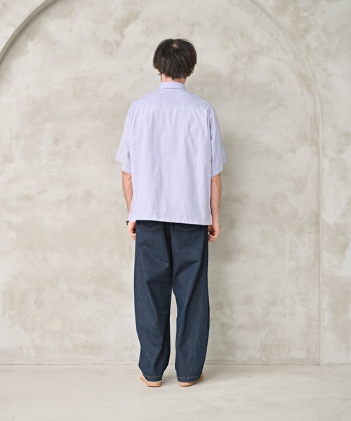 Kelen（ケレン）の「「KELEN MENS / ケレン メンズ」CRAZY SHIRT（シャツ/ブラウス・メンズ・ライトベージュ/パープル・40/38）」の12枚目の写真