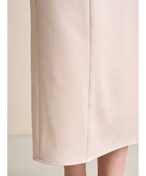 SNIDEL(スナイデル)の「オフショルリボンドレス(ワンピース・レディース・ブラック/グレイッシュベージュ/ピンクベージュ・0/1)」の10枚目の写真