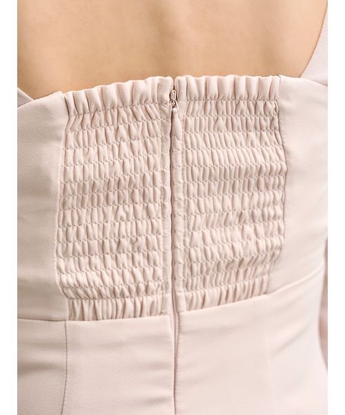 SNIDEL(スナイデル)の「オフショルリボンドレス(ワンピース・レディース・ブラック/グレイッシュベージュ/ピンクベージュ・0/1)」の12枚目の写真