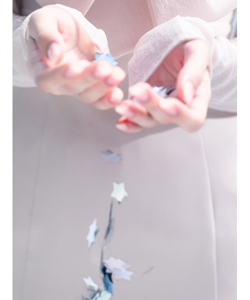 SNIDEL(スナイデル)の「オフショルリボンドレス(ワンピース・レディース・ブラック/グレイッシュベージュ/ピンクベージュ・0/1)」の18枚目の写真