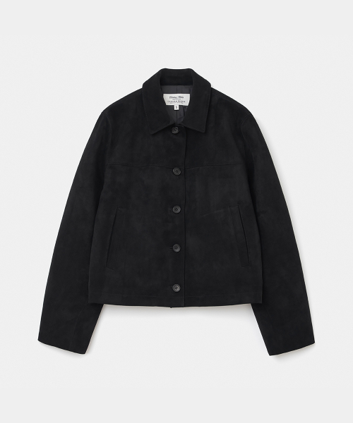 UNIFORM BRIDGE(ユニフォームブリッジ)の「faux suede jacket(womens) black(ライダースジャケット・メンズ・その他・SMALL/MEDIUM)」の1枚目の写真