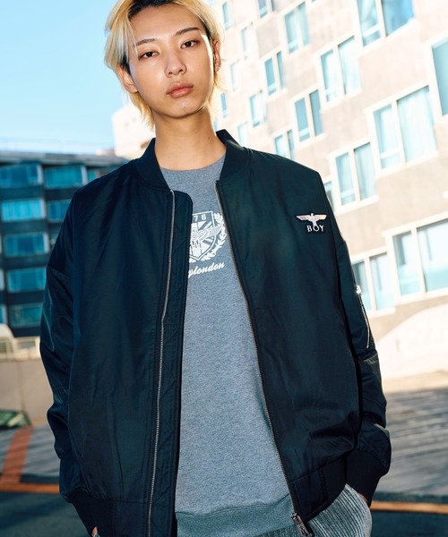BOY LONDON(ボーイロンドン)の「【BOY LONDON】EAGLE EMBROIDERY CREW SWEAT(スウェット・メンズ・グレー・MEDIUM/LARGE)」の1枚目の写真