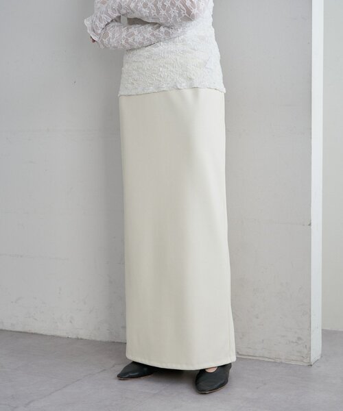 SHENERY（シーナリー）の「レザーマキシスカート（スカート・レディース・オフホワイト/キャメル/ブラック・36/38）」の2枚目の写真