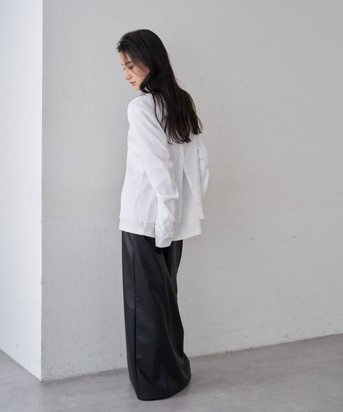 SHENERY（シーナリー）の「レザーマキシスカート（スカート・レディース・オフホワイト/キャメル/ブラック・36/38）」の14枚目の写真