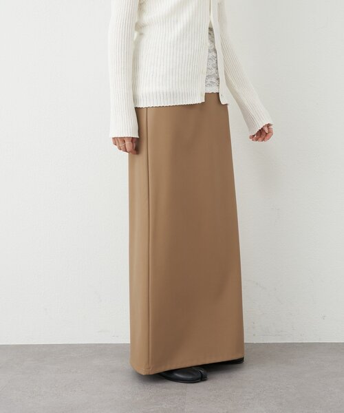 SHENERY（シーナリー）の「レザーマキシスカート（スカート・レディース・オフホワイト/キャメル/ブラック・36/38）」の5枚目の写真