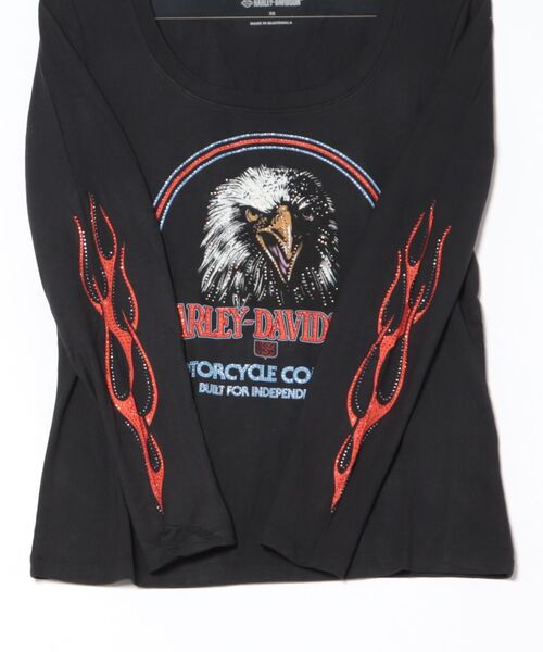 ブリング 長袖Tシャツ - フレイミングアイアンイーグル（Tシャツ