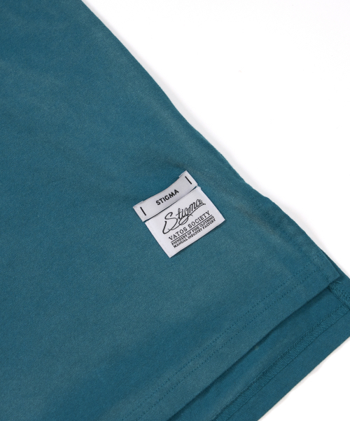 STIGMA(スティグマ)の「Crayon Flower Vintage-Like Washed Oversized Short Sleeves T-Shirts Blue(Tシャツ/カットソー・メンズ・その他・LARGE/MEDIUM/X-LARGE)」の5枚目の写真