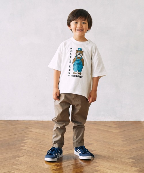 FOV(フォブ)の「フォブ F/B BEAR Tシャツ(Tシャツ/カットソー・キッズ・チャコールグレー/ホワイト/ベージュ系その他・100cm/110cm/120cm/130cm/90cm)」の11枚目の写真