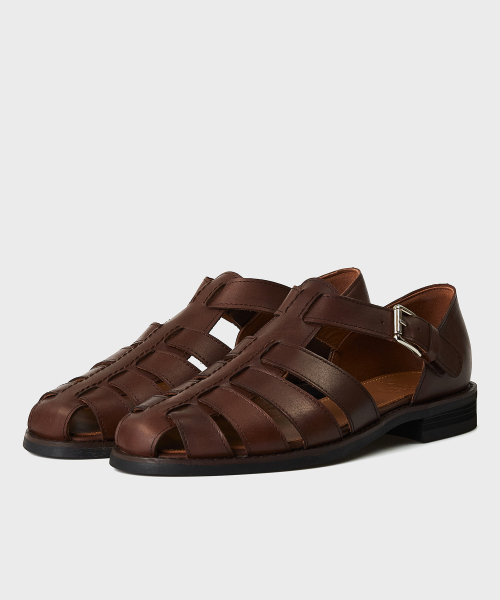 JOSEPHT（ジョセフ）の「VICTOR BROWN [VIBRAM/ANNONAY BURNISH CALF]（サンダル・レディース・その他・23cm/23.5cm/24cm/24.5cm/25cm/25.5cm/26cm/27cm/27.5cm/28cm/26.5cm）」の2枚目の写真