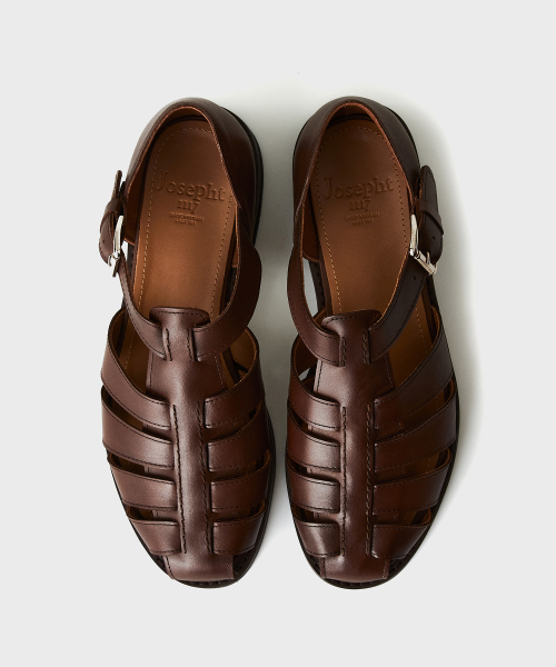 JOSEPHT（ジョセフ）の「VICTOR BROWN [VIBRAM/ANNONAY BURNISH CALF]（サンダル・レディース・その他・23cm/23.5cm/24cm/24.5cm/25cm/25.5cm/26cm/27cm/27.5cm/28cm/26.5cm）」の5枚目の写真