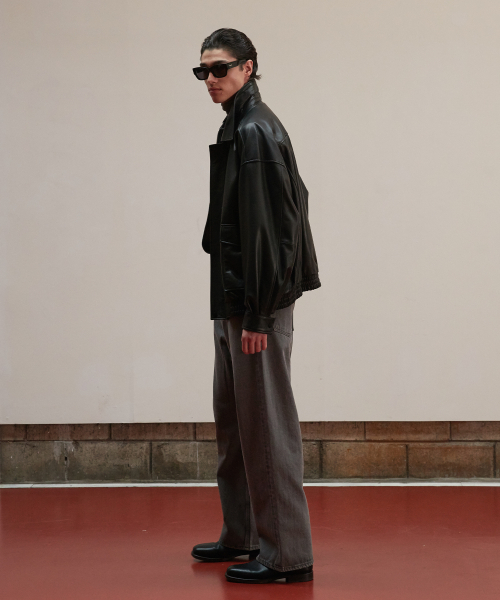VERDEMAR(ベルデマール)の「Vegetable Lambskin Overfit Blouson Men(ライダースジャケット・メンズ・その他・MEDIUM/LARGE)」の3枚目の写真