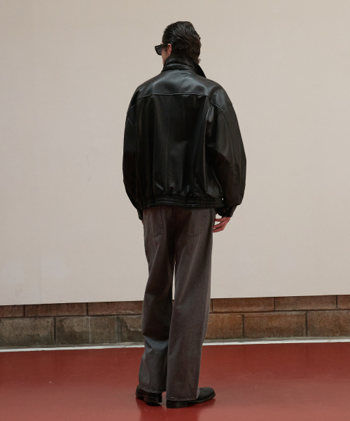 VERDEMAR(ベルデマール)の「Vegetable Lambskin Overfit Blouson Men(ライダースジャケット・メンズ・その他・MEDIUM/LARGE)」の4枚目の写真