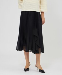 アシンメトリープリーツスカート