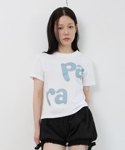 PARAKEET(パラキート)の「マシュマロレタリングTシャツ(ホワイト)(Tシャツ/カットソー・レディース・ホワイト・SMALL)」の1枚目の写真
