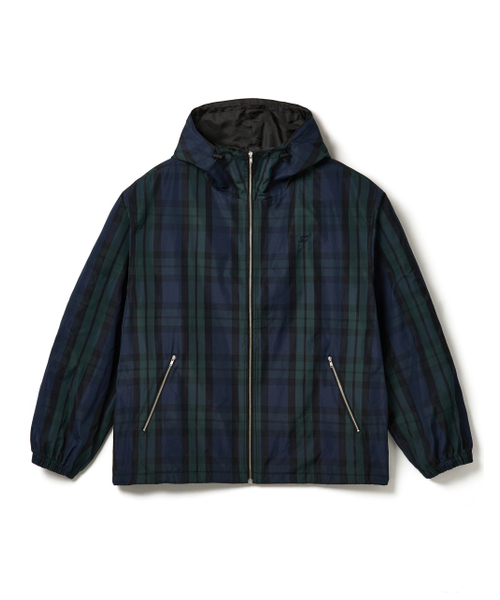 Shadow Plaid Jacket - Navy