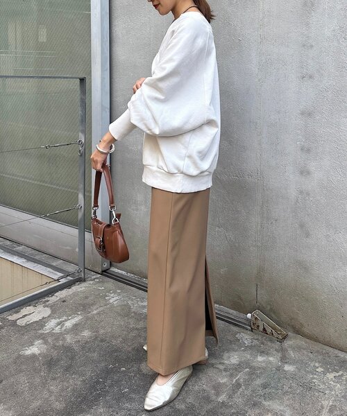 SHENERY（シーナリー）の「2WAYジップスウェット（スウェット・レディース・グレー/オフホワイト/ネイビー・FREE）」の6枚目の写真