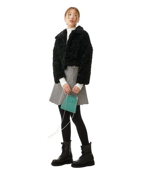 SHOEHI（シューハイ）の「ビアンカレースアップワーカーブーツ B1515 (3カラー)（ブーツ・レディース・ブラック・23cm/23.5cm/24cm/24.5cm/25cm/22.5cm）」の7枚目の写真