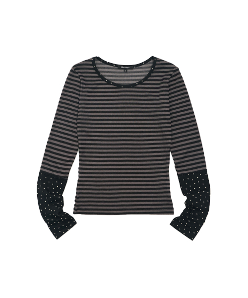 MIHEV(ミヘブ)の「レイヤードストライプロングスリーブ(Tシャツ/カットソー・レディース・その他・MEDIUM/LARGE)」の8枚目の写真