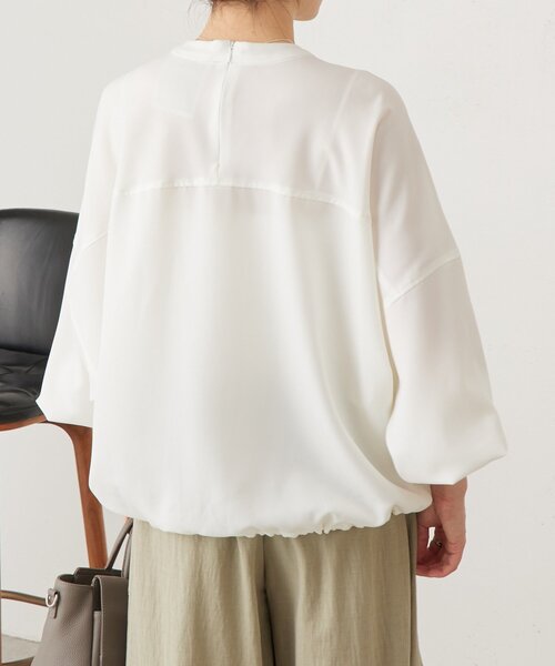 BEARDSLEY（ビアズリー）の「ドルマンブラウス（シャツ/ブラウス・レディース・ホワイト/ブラック・FREE）」の12枚目の写真