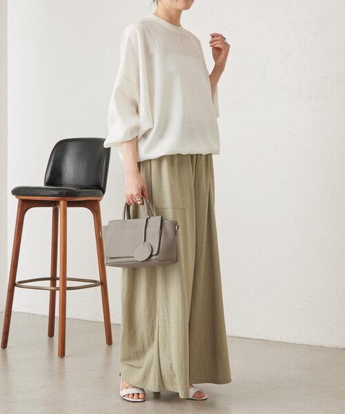 BEARDSLEY（ビアズリー）の「ドルマンブラウス（シャツ/ブラウス・レディース・ホワイト/ブラック・FREE）」の9枚目の写真