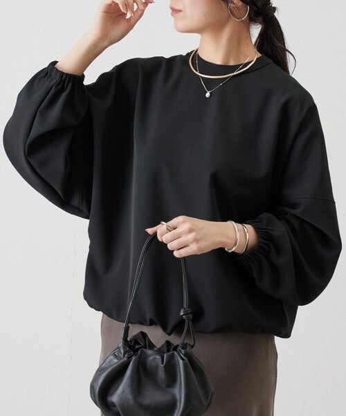 BEARDSLEY（ビアズリー）の「ドルマンブラウス（シャツ/ブラウス・レディース・ホワイト/ブラック・FREE）」の14枚目の写真