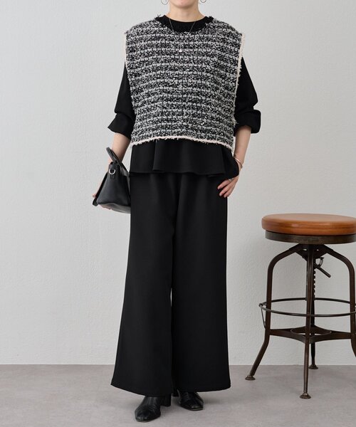 BEARDSLEY（ビアズリー）の「ドルマンブラウス（シャツ/ブラウス・レディース・ホワイト/ブラック・FREE）」の20枚目の写真