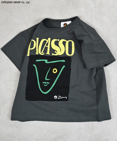 MARKEY'S(マーキーズ)の「【PICASSO】別注プリントTee(Tシャツ/カットソー・キッズ・ホワイト系3/ホワイト系5/グレー系4/グレー系5/ホワイト系2/ホワイト系1/グレー系3/グレー系2/ホワイト系4/グレー系1・80/90/100/110/120/130/140/150)」の9枚目の写真