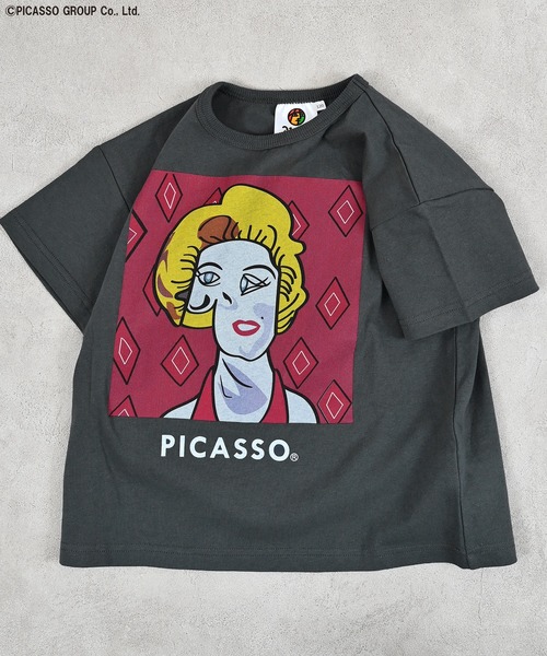 MARKEY'S(マーキーズ)の「【PICASSO】別注プリントTee(Tシャツ/カットソー・キッズ・ホワイト系3/ホワイト系5/グレー系4/グレー系5/ホワイト系2/ホワイト系1/グレー系3/グレー系2/ホワイト系4/グレー系1・80/90/100/110/120/130/140/150)」の10枚目の写真
