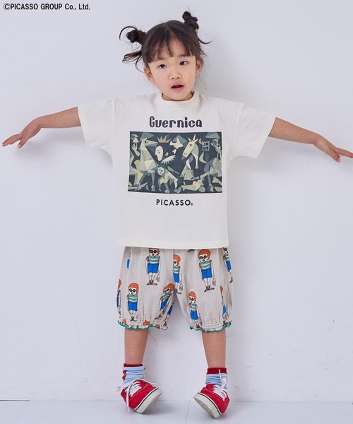 MARKEY'S(マーキーズ)の「【PICASSO】別注プリントTee(Tシャツ/カットソー・キッズ・ホワイト系3/ホワイト系5/グレー系4/グレー系5/ホワイト系2/ホワイト系1/グレー系3/グレー系2/ホワイト系4/グレー系1・80/90/100/110/120/130/140/150)」の18枚目の写真
