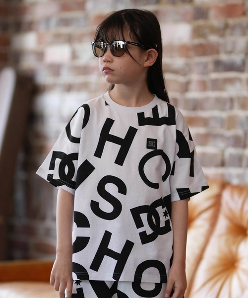 DC(ディーシー)の「DC/ディーシー 半袖 Tシャツ 26 KD ALLOVER SS YST261516(Tシャツ/カットソー・キッズ・ブラック×ホワイト/ホワイト×ブラック・160cm/150cm/140cm/130cm/120cm/110cm/100cm)」の2枚目の写真