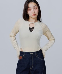 人気商品につき待望の再入荷】SWAN LAKE U-NECK TOP/スワンレイク U
