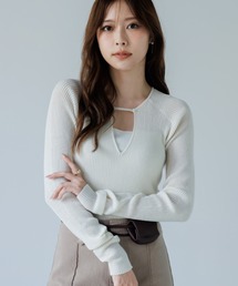 SENEE | decollete cut-out bodysuit（デコルテカットボディースーツ）(Tシャツ/カットソー)