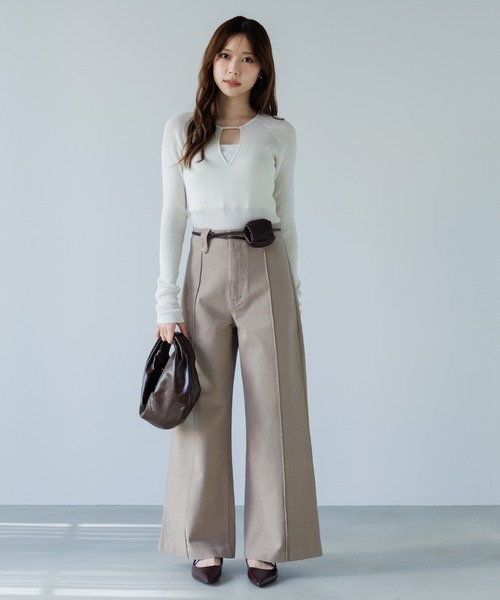 decollete cut-out bodysuit（デコルテカットボディースーツ）（T