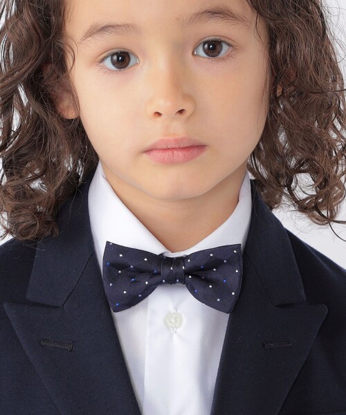 SHIPS(シップス)の「SHIPS KIDS:セレモニー ドット柄 蝶ネクタイ(蝶ネクタイ・キッズ・レッド/ネイビー・ONE SIZE)」の1枚目の写真