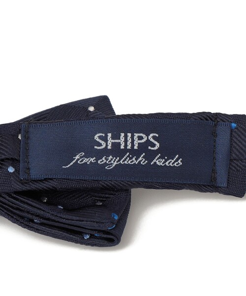 SHIPS(シップス)の「SHIPS KIDS:セレモニー ドット柄 蝶ネクタイ(蝶ネクタイ・キッズ・レッド/ネイビー・ONE SIZE)」の6枚目の写真