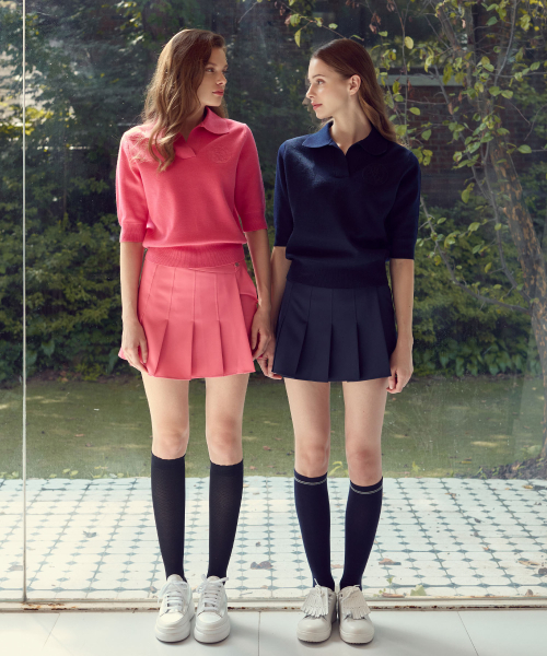 LORDLOAR(ロードロアル)の「プリーツ2段ラップスカートPINK(スカート・レディース・その他・LARGE/MEDIUM/SMALL/X-SMALL)」の5枚目の写真