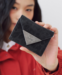 FENNEC（フェネック）の「MATT TRIANGLE WALLET - LEOPARD BLACK（札入れ/マネークリップ）」