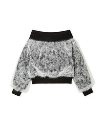 SNIDEL | ストラクチャーレースニット(ニット/セーター)