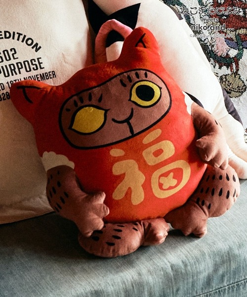 ねこまたごよみ】コラボ ぬいぐるみクッション（クッション/クッション