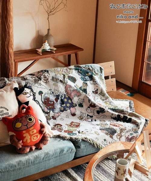 ねこまたごよみ】コラボ ぬいぐるみクッション（クッション/クッション