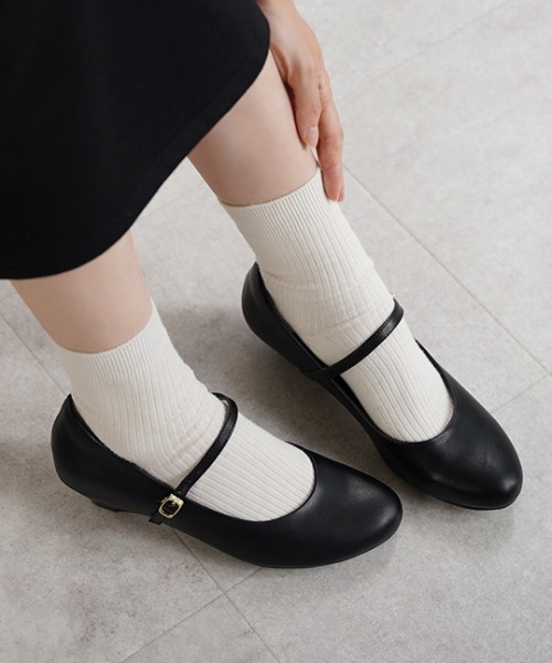 ALETTA(アレッタ)の「ALETTA-アレッタ- 究極のプレーンパンプス -ラウンドトゥ3.5cmヒール-(レインシューズ・レディース・トップグレー/ブラック/グレイッシュベージュ/クリアブラック・23.5cm/24.0cm/24.5cm/25.0cm/23.0cm/22.5cm)」の1枚目の写真