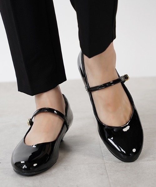ALETTA(アレッタ)の「ALETTA-アレッタ- 究極のプレーンパンプス -ラウンドトゥ3.5cmヒール-(レインシューズ・レディース・トップグレー/ブラック/グレイッシュベージュ/クリアブラック・23.5cm/24.0cm/24.5cm/25.0cm/23.0cm/22.5cm)」の12枚目の写真